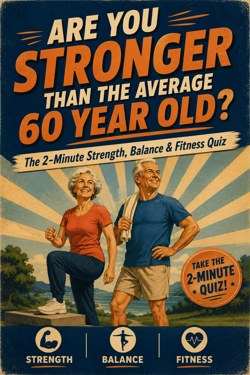 Are You Stronger Than The Average 60 Year Old? — 2-minute strength, balance & fitness quiz